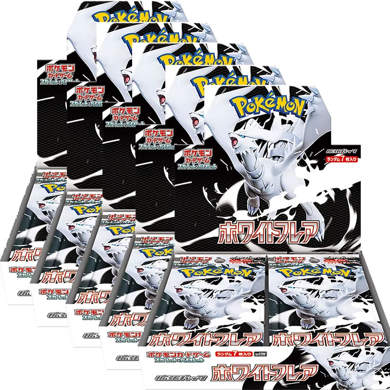 In Stock 100% Original Japanese Cards SV11 Black Bolt White Flare Booster Box Display Hanging Box Competition Game Gifts