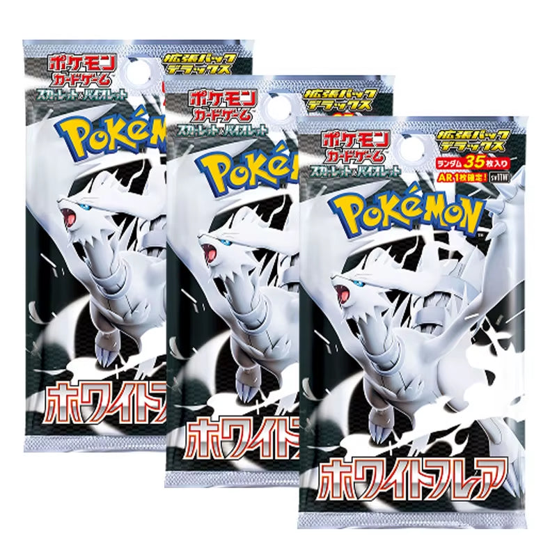 In Stock 100% Original Japanese Cards SV11 Black Bolt White Flare Booster Box Display Hanging Box Competition Game Gifts