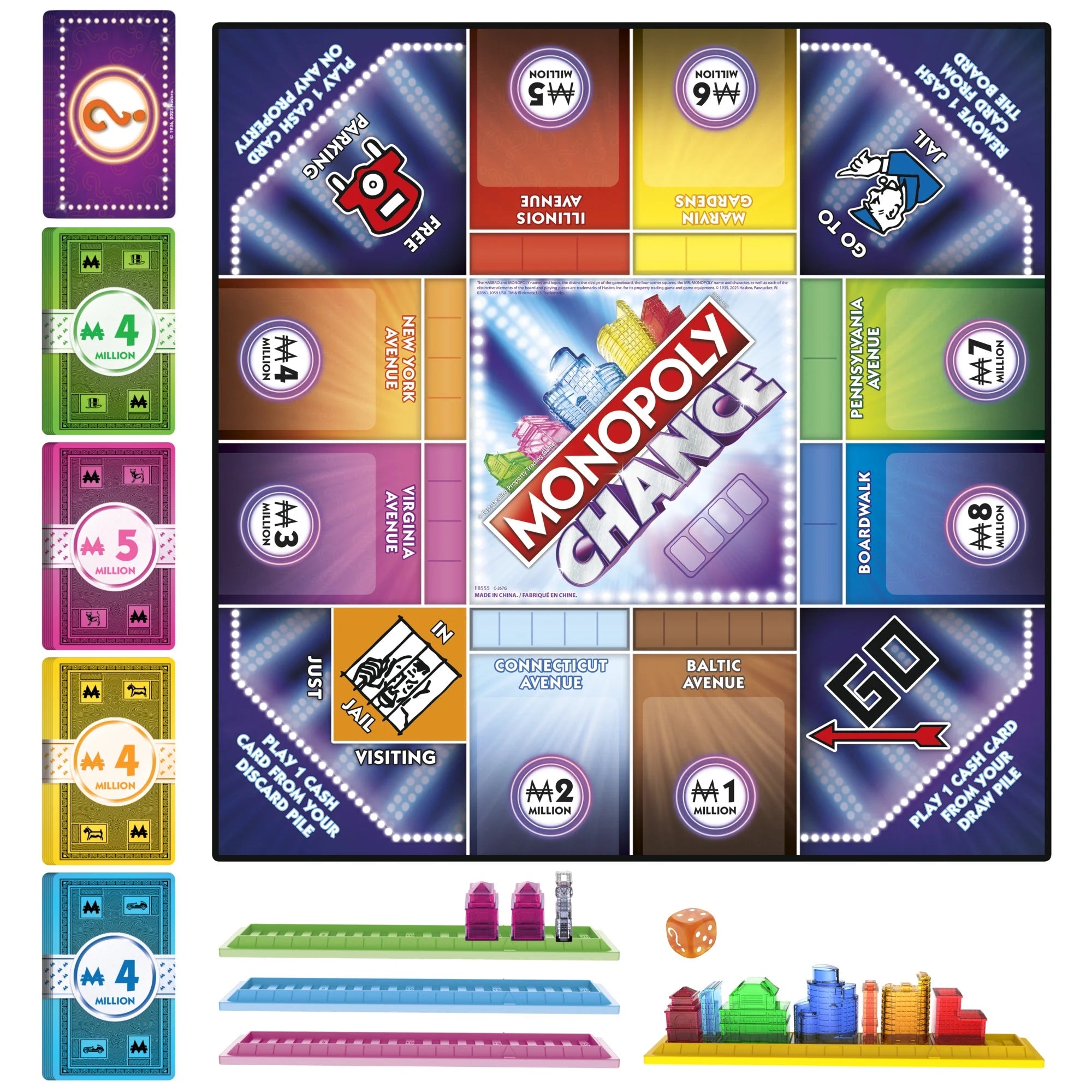 Chance Board Game, Fast-Paced  Game, 20 Min. Average, Ages 8+