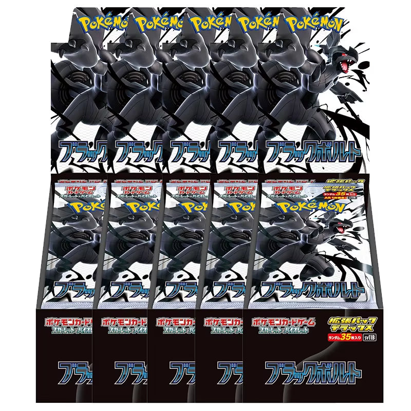 In Stock 100% Original Japanese Cards SV11 Black Bolt White Flare Booster Box Display Hanging Box Competition Game Gifts