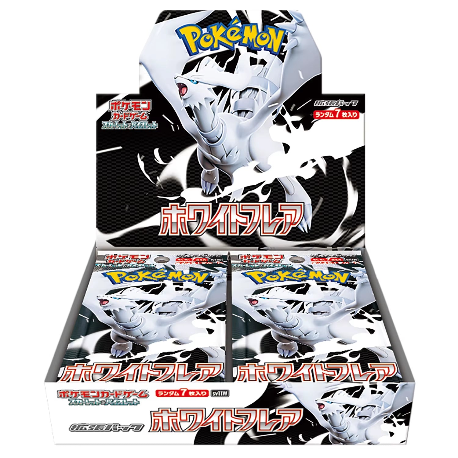 In Stock 100% Original Japanese Cards SV11 Black Bolt White Flare Booster Box Display Hanging Box Competition Game Gifts