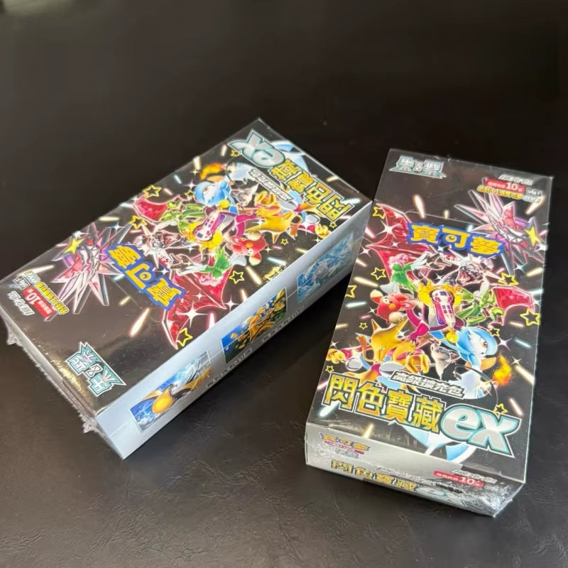 Ptcg Sv4A Ex Booster Box Original Trading Cards Chinese Version Pokes Cards Packs Rare Collection Cards Competition Game Gifts