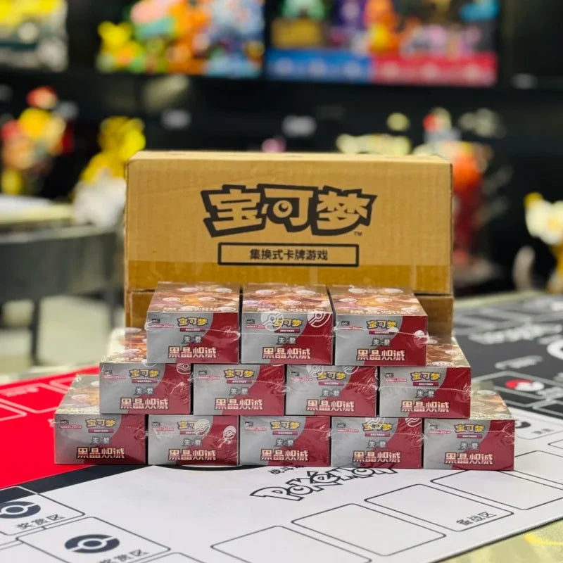 Original PKM Ptcg Swap Card Exclusive Simplified Scarlet&Violet Obsidian Flames 13.Supplement Package Happy Surprise Cards