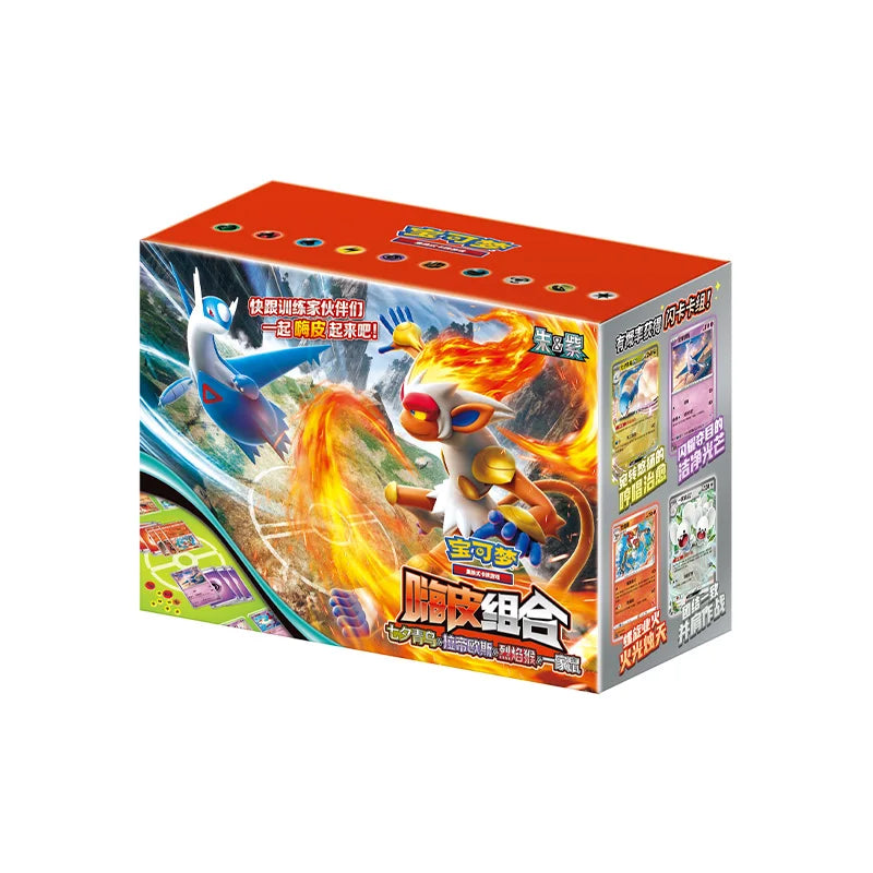 Original PKM Ptcg Swap Card Exclusive Simplified Scarlet&Violet Obsidian Flames 13.Supplement Package Happy Surprise Cards