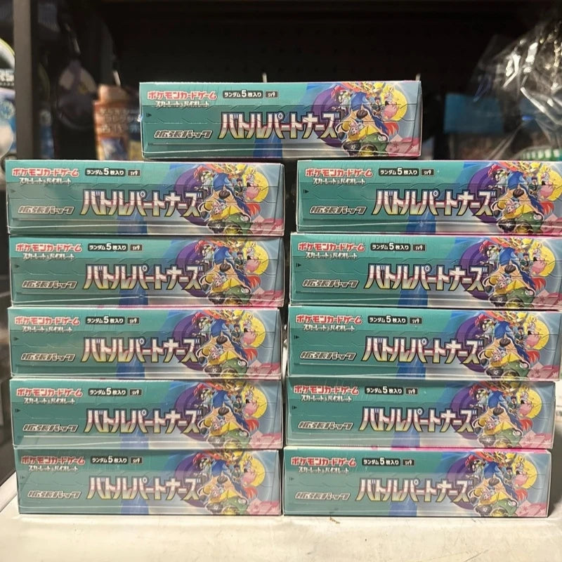 In Stock Original Pokém0N Card Japanese Edition Ptcg Sv9 Fighting Partner Booster Pack Lillie Gift Box Child Gift Birthday Gifts