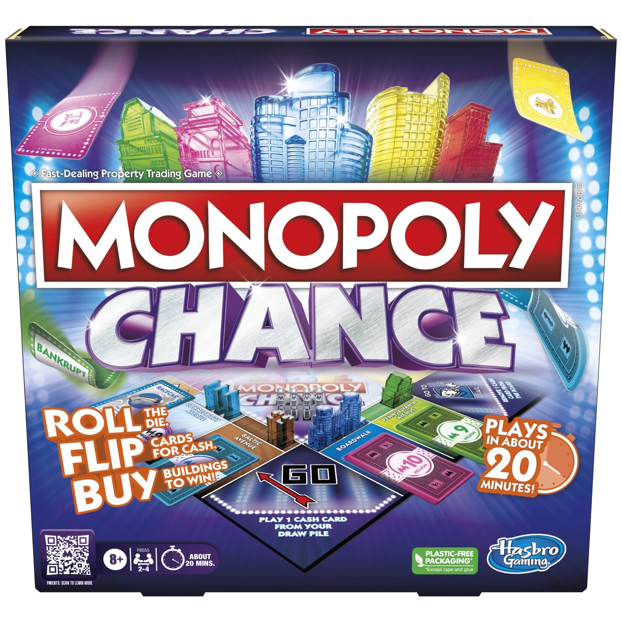 Chance Board Game, Fast-Paced  Game, 20 Min. Average, Ages 8+