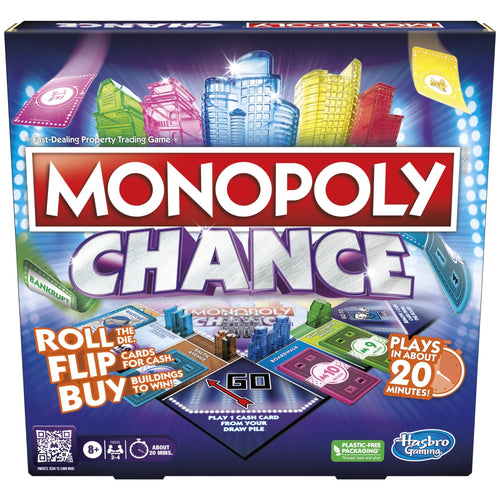 Chance Board Game, Fast-Paced  Game, 20 Min. Average, Ages 8+