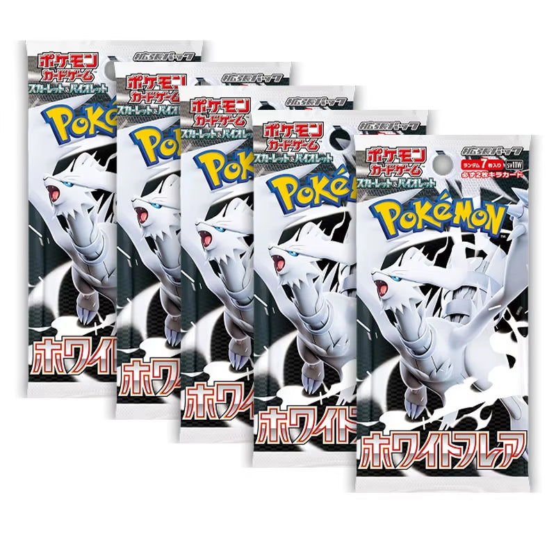 In Stock 100% Original Japanese Cards SV11 Black Bolt White Flare Booster Box Display Hanging Box Competition Game Gifts