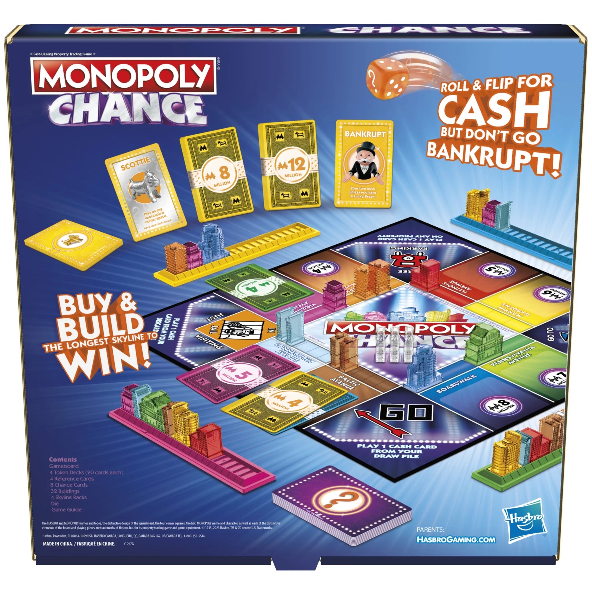 Chance Board Game, Fast-Paced  Game, 20 Min. Average, Ages 8+