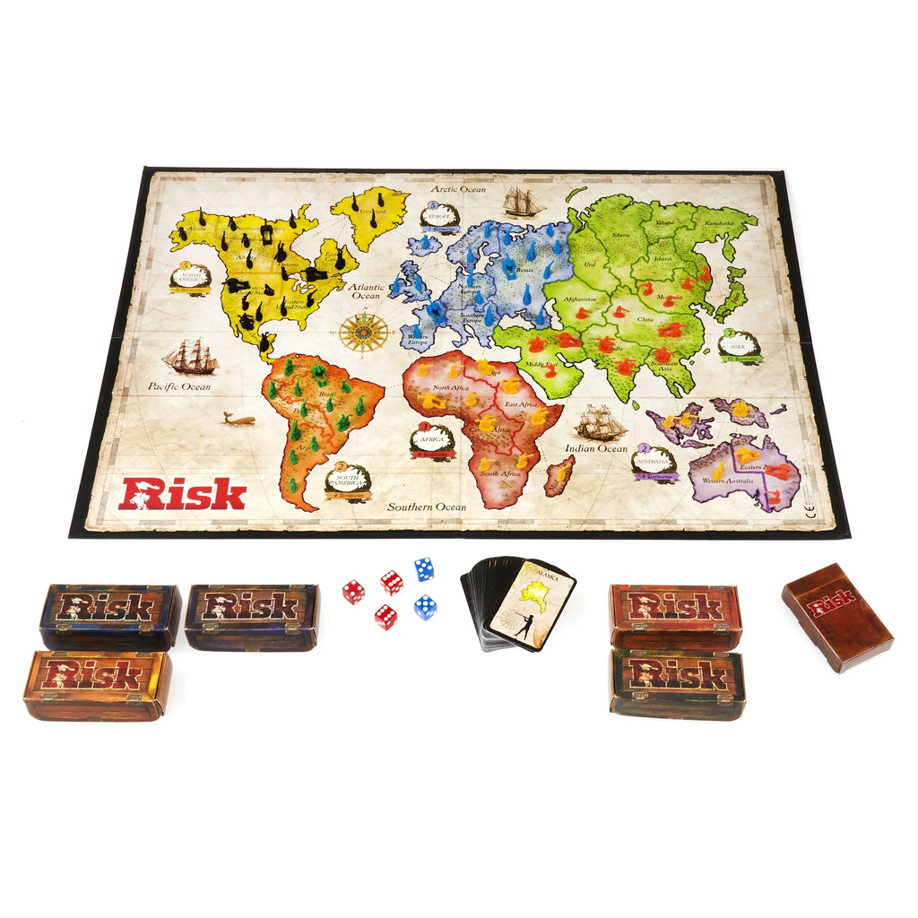 Risk Board Game, Strategy Games, War Board Games for Adults and Family, 2-5 Players, Ages 10+