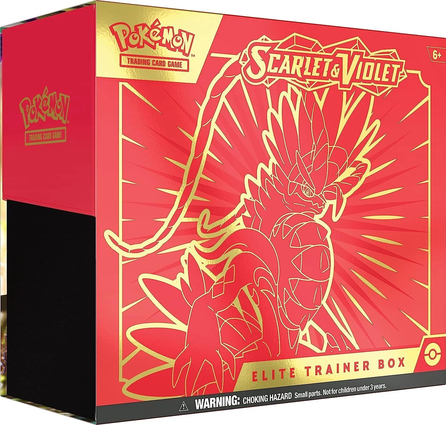 Trading Card Game: Scarlet & Violet Elite Trainer Box - Easy to Play (Red or Purple)